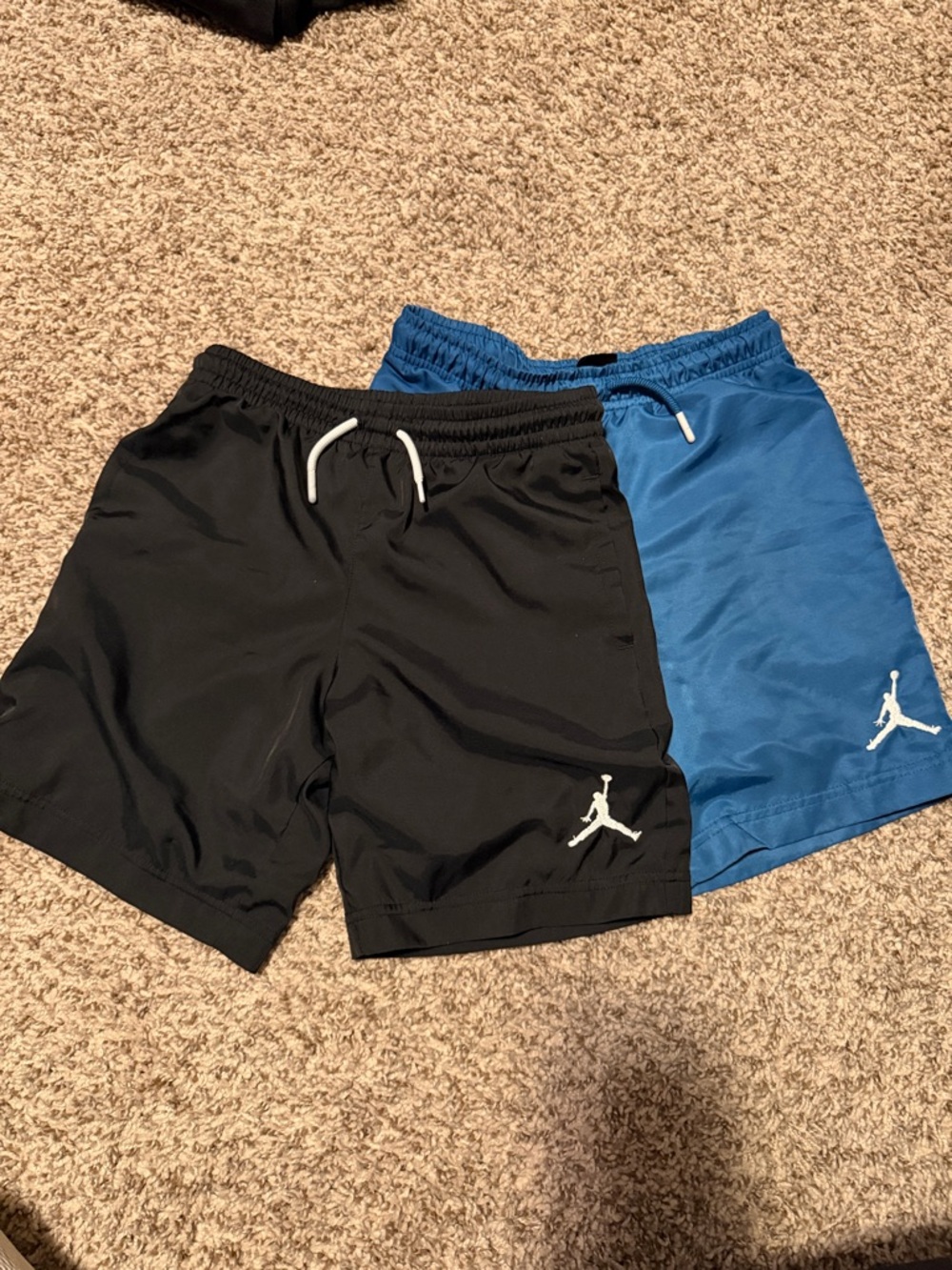 Jordan Boys Athletic Shorts - Black and Blue